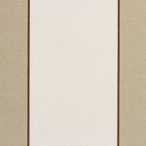 Image for Sunbrella Mayfield Collection #5025-0000 Aspen/Antique Beige Block Stripe (Standard Pack 60 Yards) (CUS)