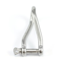 Thumbnail Image for Polyfab Long Twisted Shackle #SS-SLT-08 8mm (DSO) (ALT) 1