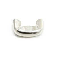 Thumbnail Image for Cotton Webbing Tip #1 Flat Nickel Plated Steel 1" (ED)