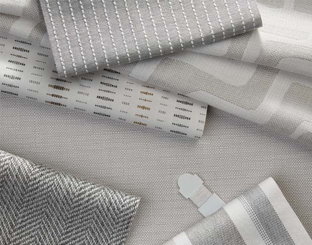 Collection of Sunbrella Fusion fabrics