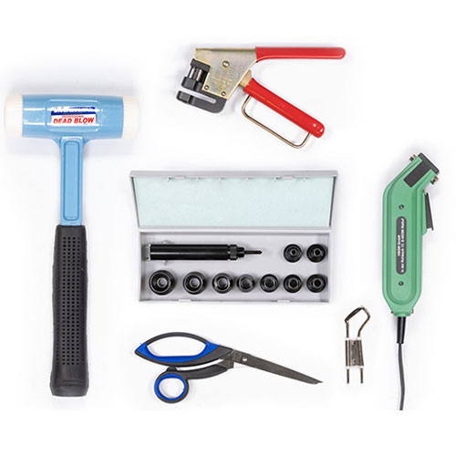 Various tools e.g., hammer, shear, etc.