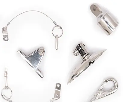 various types of marine hardware