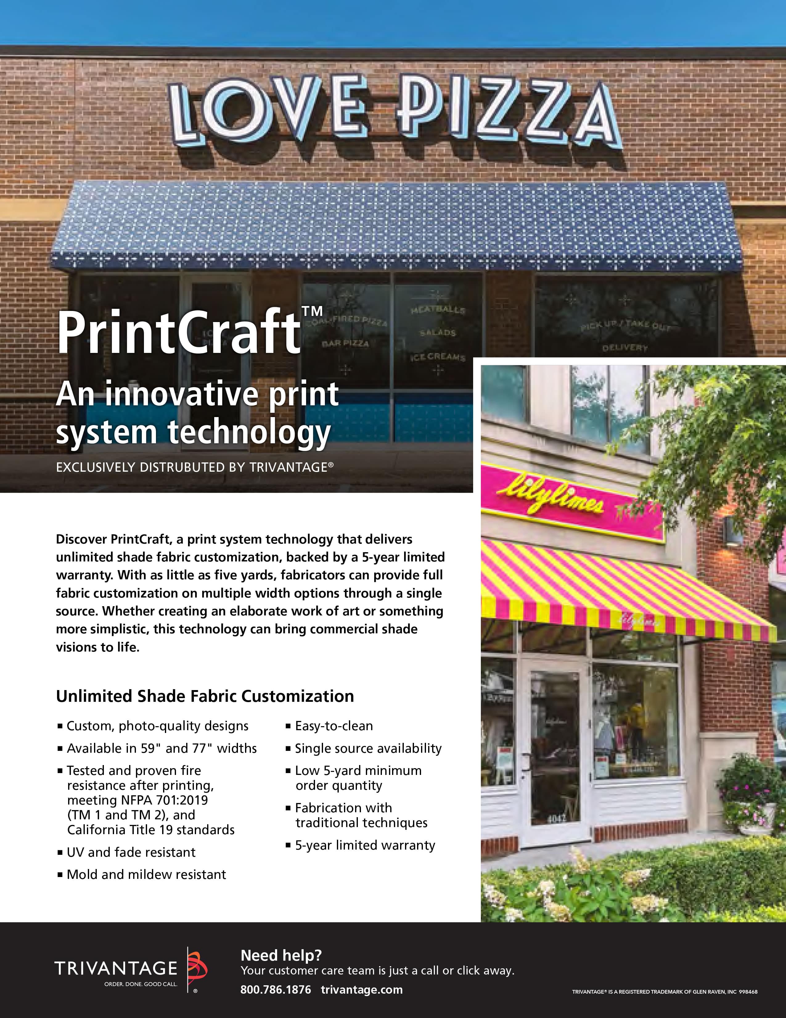 Visual guide illustrating the Printcraft system technology