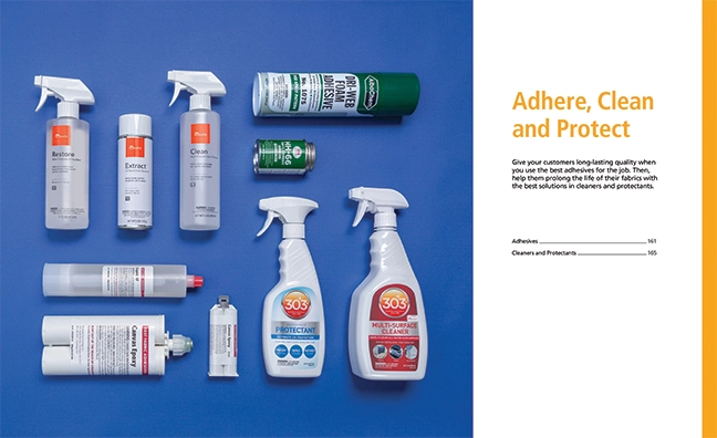 Trivantage cleaning products catalog section cover