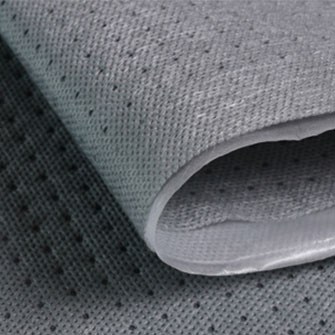 Folded grey Barricade fabric