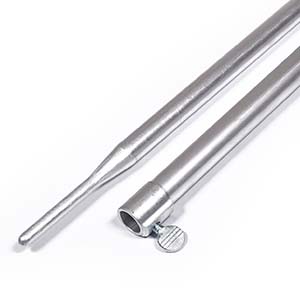 Mooring Pole Aluminum with Thumb Screw and Swedged Tip 40" to 70" 