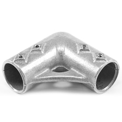 Slip-Fit Elbow #6-SQ Aluminum 1" x 1" Pipe