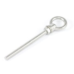 SolaMesh Eye Bolt, Nut, Washer Stainless Steel Type 316 8mm x 100mm (5/16" x  4")