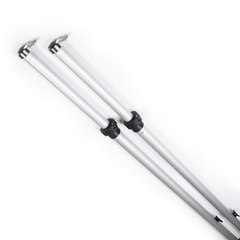 Shade Pole Marine Tele-Sun Aluminum 1.5" with Carrying Bag #T10-7001VEL 44" to 69" (1 Each is 1 Pair)