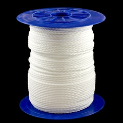 Twisted SFT Polypropylene Cord 1/4" x 1200' White