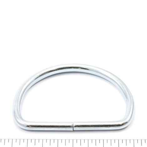Dee Ring Non-Welded #563 Steel Zinc Plated 1-1/2" ID