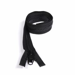 Sunbrella SUNZIP III #10 Separating Zipper Automatic Lock Double Pull Metal Slider  36" Black