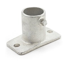 Slip-Fit Adjustable Post Socket for Brick #4 1" Pipe with Stainless Steel Screw