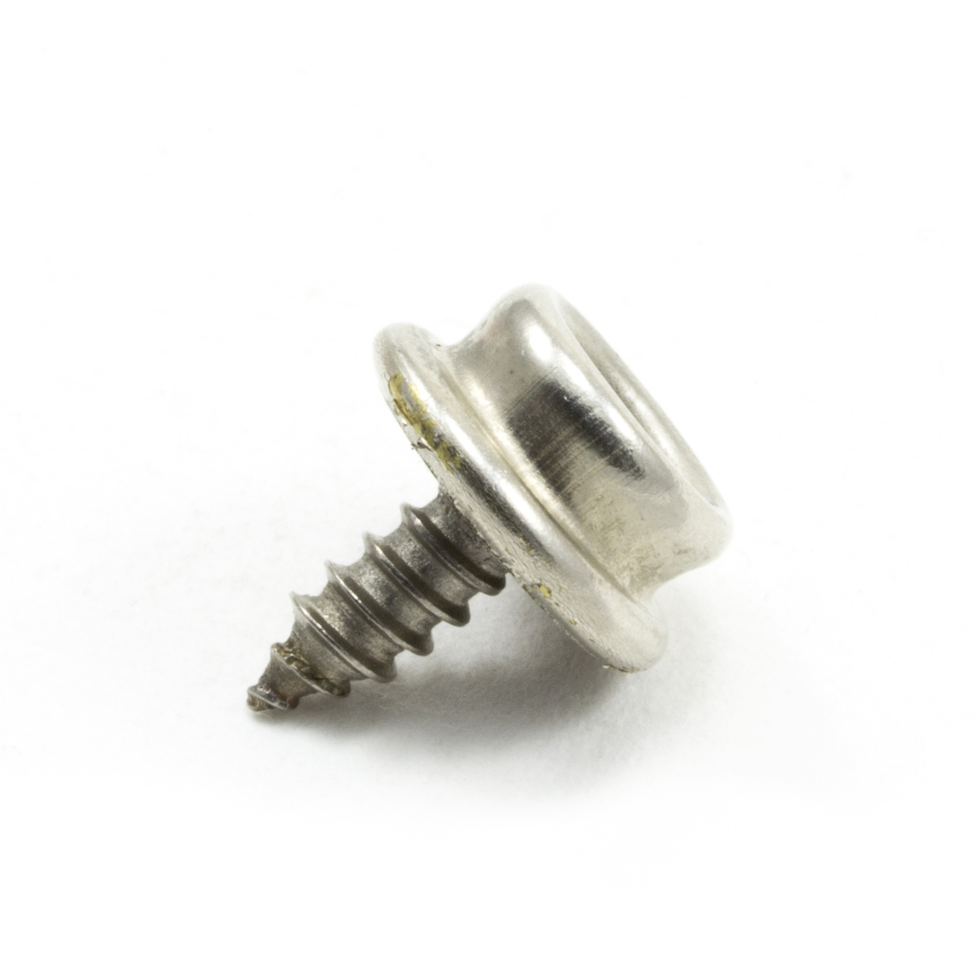 DOT Durable Screw Stud 93-X8-109344-1A 3/8" 10 Nickel Plated Brass / Stainless Steel Screw 100-pk