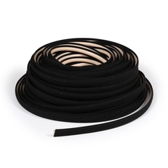 Steel Stitch Sunbrella® Covered ZipStrip 160' Black 6008 (Full Rolls Only)