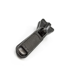 YKK VISLON #5 Metal Sliders #5VSDWL Non-Locking Long Double Pull Tab Black
