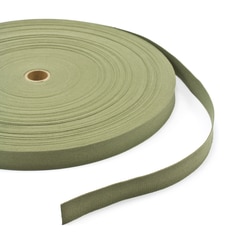 Vat-Dyed Untreated Class 3 Cotton Webbing Type I 1" Olive Drab Shade #7 (100 yards)