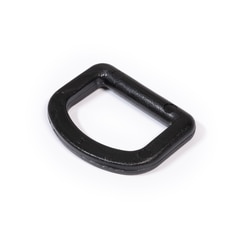 Fastex D-Ring 1" Acetal Black
