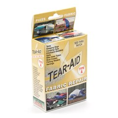 Tear-Aid Retail Patch Kit Fabric Type A 20 Pack with Display