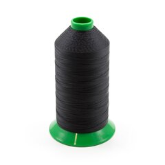 A&E Poly Nu Bond Twisted Non-Wick Polyester Thread Size 138 Black 4608