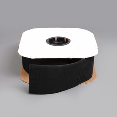 VELCRO Brand Nylon Tape Hook #88 Standard Backing 4" Black 190810 (25 yards)