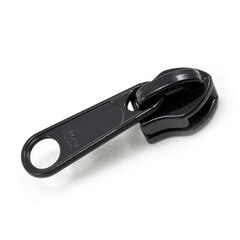 YKK ZIPLON Metal Sliders #10CFDFL Non-Locking Long Single Pull Tab Black