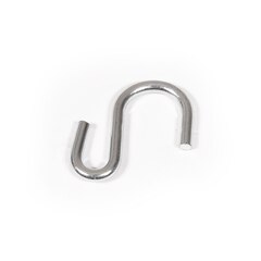 S-Hook #3 1-5/8" Zinc-Plated Steel