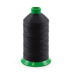 A&E Poly Nu Bond Twisted Non-Wick Polyester Thread Size 92 Black 4608