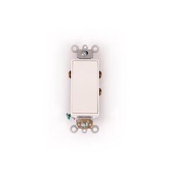 Somfy Switch Decorator Paddle Maintained Single Pole White #1800374