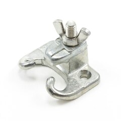 Head Rod Clamp with Stainless Steel Fasteners for Wood #6 Zinc Die-Cast 1/2" Iron