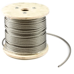 SolaMesh Wire Rope Stainless Steel Type 316 10mm (3/8") 328' Reel