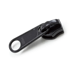 YKK ZIPLON Metal Sliders #8CNDFL Non-Locking Long Single Pull Tab Black