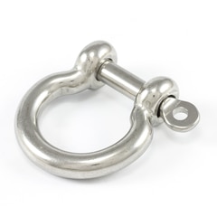 SolaMesh Bow Shackle Stainless Steel Type 316 12mm (7/16")
