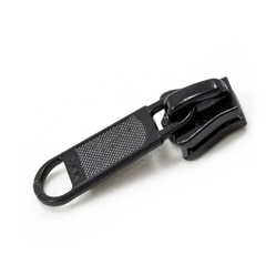 YKK VISLON #5 Metal Sliders #5VSDFL Non-Locking Long Single Pull Tab Black