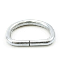 Dee Ring Non-Welded #563 Steel Zinc Plated 3/4" ID