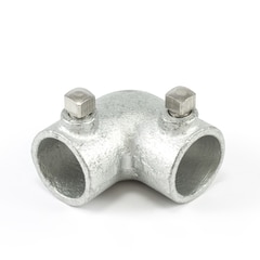 Slip-Fit Elbow #285 with Screws Malleable Iron / Stainless Steel for 1/2" x 1/2" Pipe