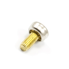 DOT Durable Screw Stud 93-XB-107084-1A 3/8" Nickel Plated Brass 100-pk