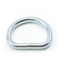 Dee Ring Welded #3250 Steel Zinc Plated 1-1/8" ID