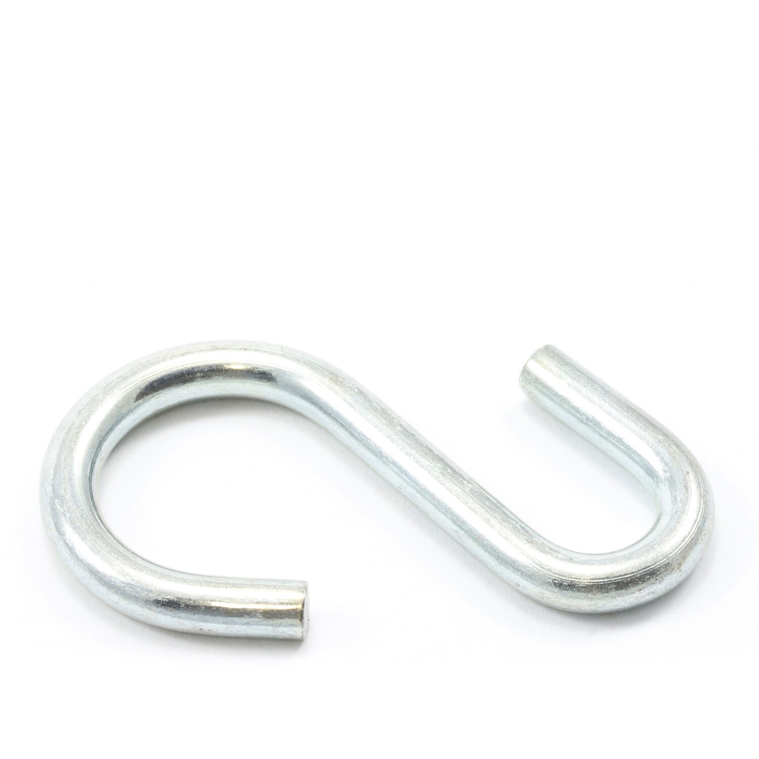S Hook #1 Zinc-Plated Steel 1-11/16