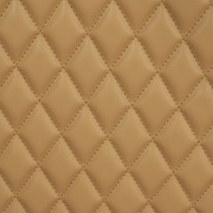 Sunbrella® Horizon® Capriccio Quilted Marine Upholstery Panel 50” x 52” Panel - Toast 2x3 Vertical Diamond