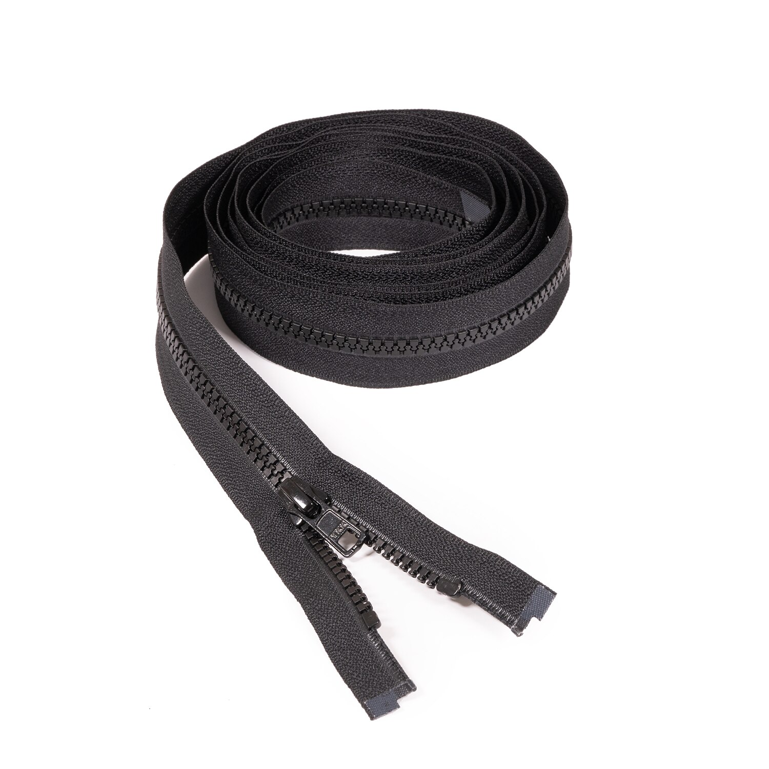 YKK VISLON #5 Separating Zipper Automatic Lock Short Single Pull Metal  Slider #VSOL56 96