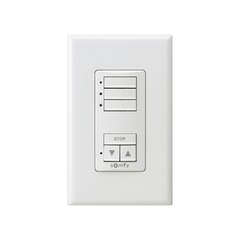 Somfy Decoflex Wall Switch RTS 3-Channel Wirefree White #1811071