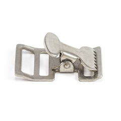 Push-Button Buckle #6105 Stainless Steel 1"