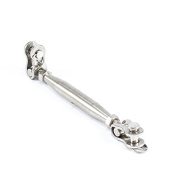 Polyfab Pro Closed-Body Turnbuckle with Swivel Toggle Ends #SS-TBST-12 12mm (1/2")
