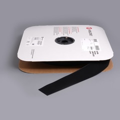 VELCRO® Brand Polyester Tape Loop #9000 Standard Backing #190713 2" Black (25 yards)