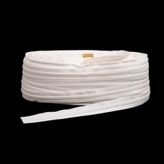 YKK ZIPLON Chain #10CF 3/4" Tape White 100 Meters/Roll