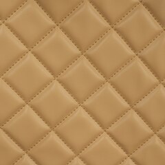 Sunbrella® Horizon® Capriccio Quilted Marine Upholstery Panel 50” x 52” Panel - Toast 2x2 Square Diamond