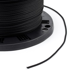 Neobraid Polyester Cord 5/32" Black 5 (1000 feet)