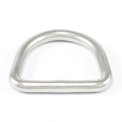 SolaMesh Dee Ring Stainless Steel Type 316 8mm x 50mm (5/16" x 2")