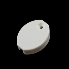 RollEase Hem Bar End Cap with Screw White